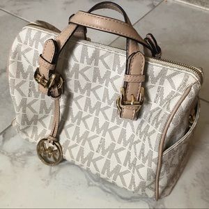 MICHAEL by Michael Kors Grayson Vanilla Satchel